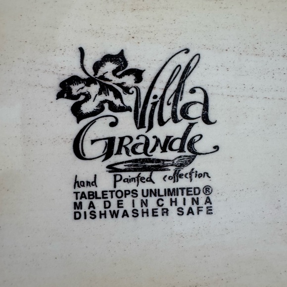 Villa Grande Handpainted XL Serving Platter - Picture 3 of 6